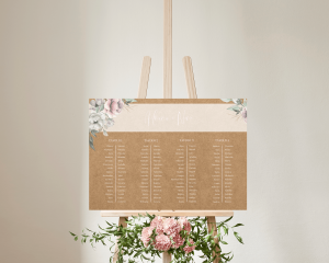 Claire - Seating plan 70x50 cm (orizzontale)