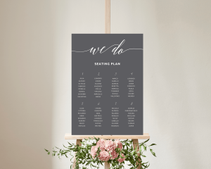 We do - Seating plan 50x70 cm (verticale)