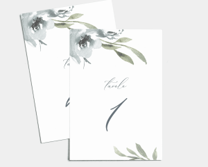 Muted Floral - Cartoncini tableau Set 1 - 10