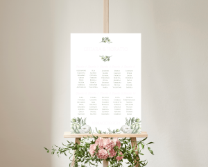 Branche - Seating plan 50x70 cm (verticale)