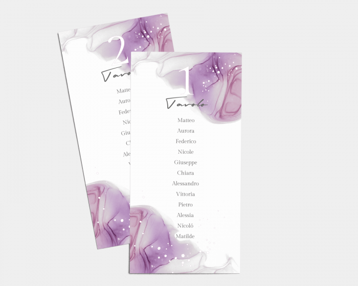 Purple Ink - Segnaposto Set de 1 - 10