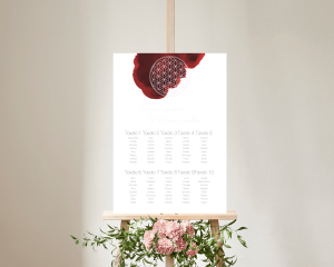 Flower of Life - Seating plan 50x70 cm (verticale)