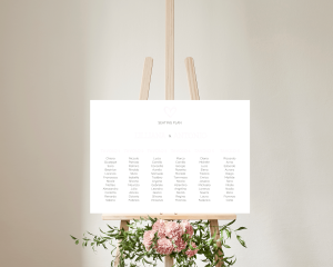 Modest - Seating plan 70x50 cm (orizzontale)