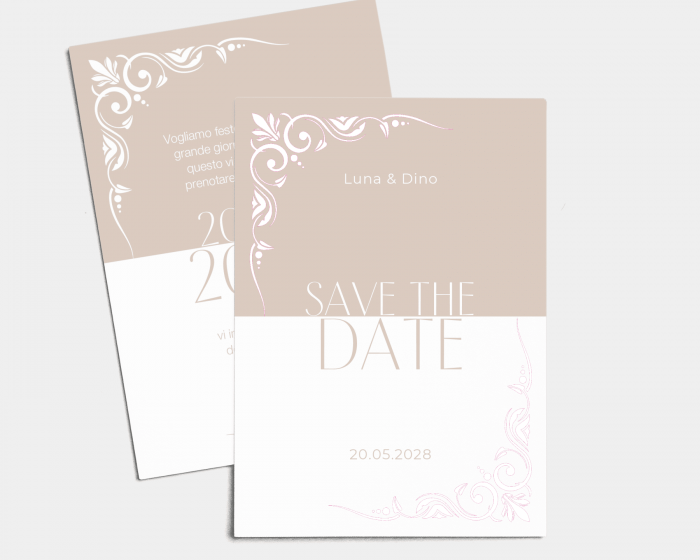 Beauty - Save the Date (verticale)