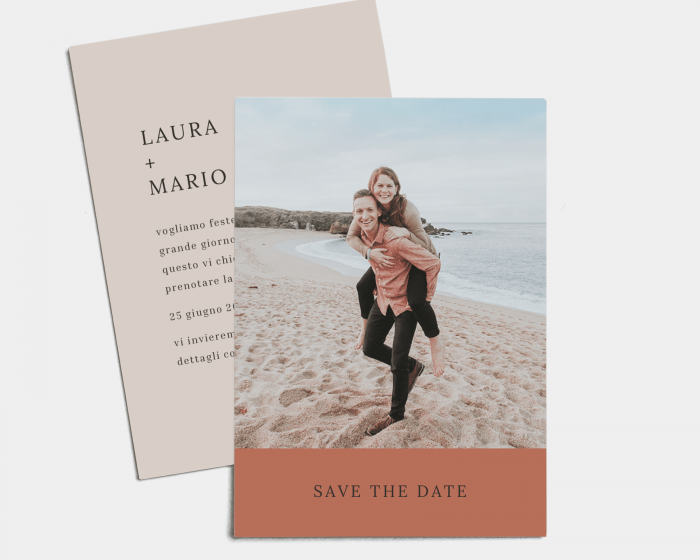 Natural Palette - Save the Date (verticale)