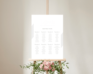 Forever - Seating plan 50x70 cm (verticale)