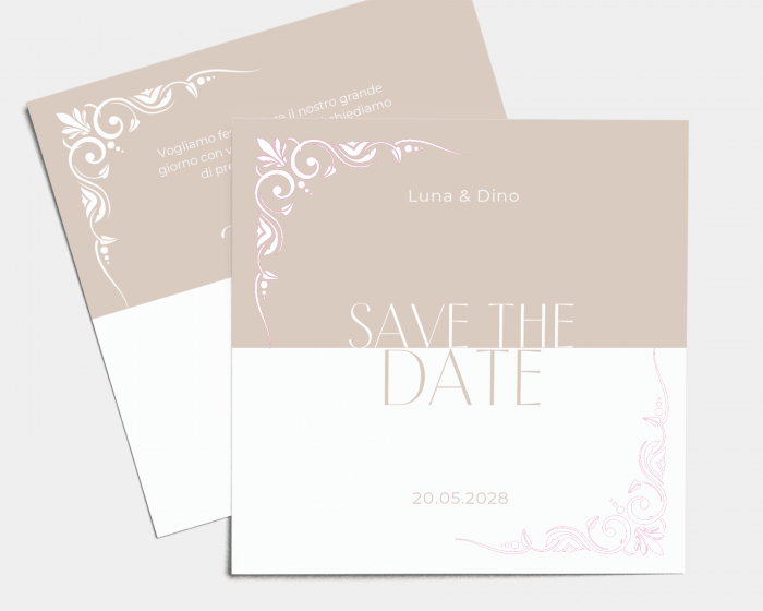 Beauty - Save the Date (quadrato)