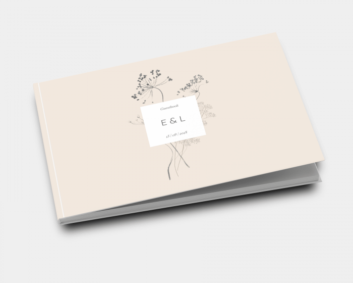 Floral Cube - Guest book