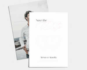 Hearts - Save the Date (verticale)
