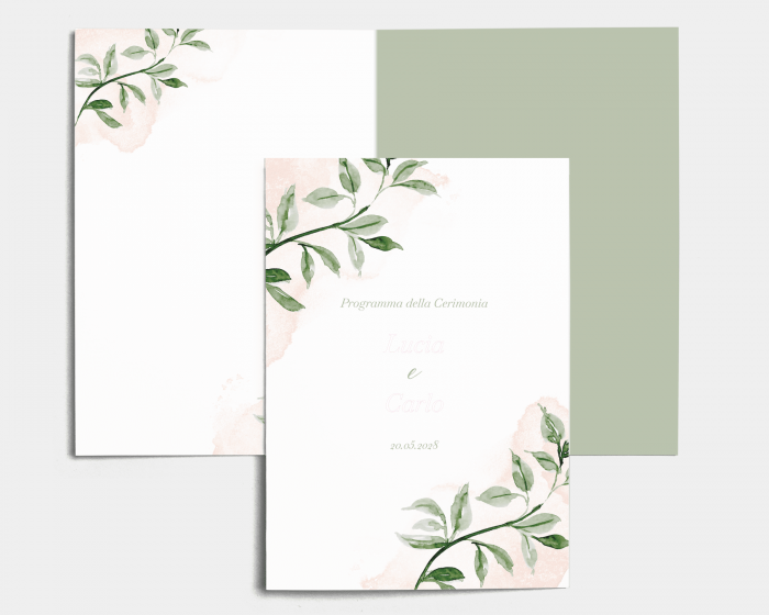 Green and Peach - Libretto messa