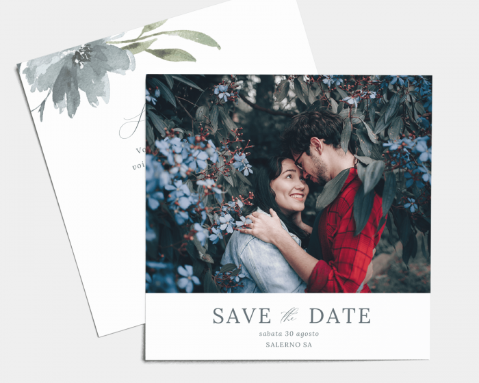 Muted Floral - Save the Date (quadrato)