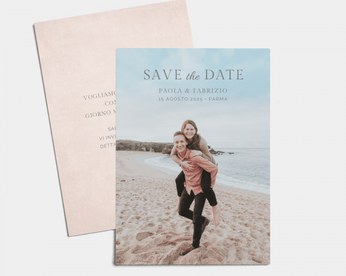 Romantic Garland - Save the Date (verticale)