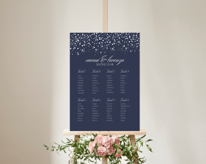 Starry Sky - Seating plan 50x70 cm (verticale)